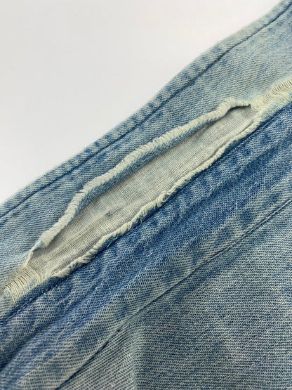 【現状渡し品】【メンズ】 60S DENIM SHIRT 60年代 デニムシャツ 長袖 メンズ トップス 146-250321-em-34-min カラー：インディゴブルー 万代Net店