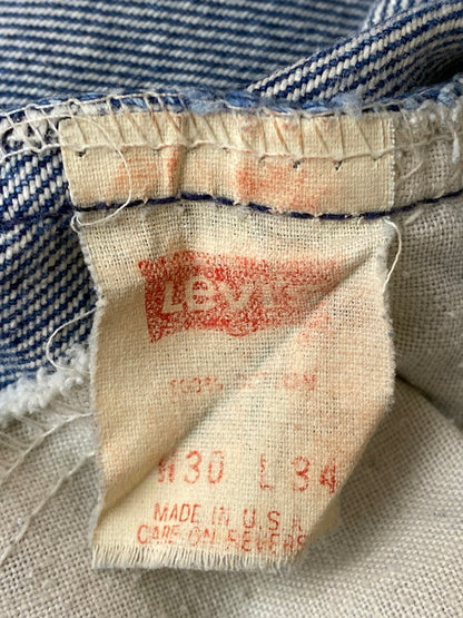 【現状渡し品】【メンズ】 Levi's リーバイス 90S 505 DENIM PANT 90年代 デニムパンツ メンズ ボトムス ジーパン ジーンズ 157-250125-em-25-min サイズ：W30×L34 カラー：インディゴブルー 万代Net店