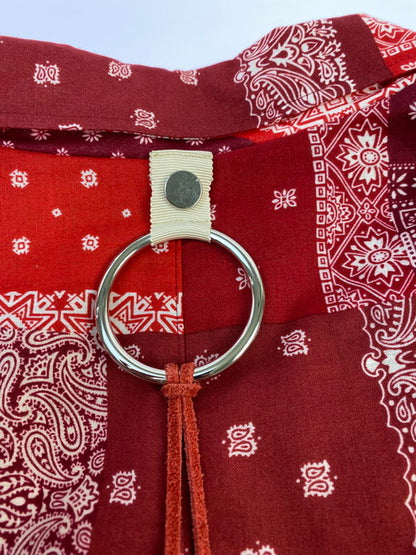 【中古美品】【メンズ】 MINDSEEKER マインドシーカーBANDANA COACH JACKET MS-19AW-JKT07 バンダナ コーチジャケット メンズ アウター 142-250321-em-26-min サイズ：Ｍ カラー：レッド 万代Net店