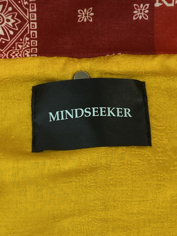 【中古美品】【メンズ】 MINDSEEKER マインドシーカーBANDANA COACH JACKET MS-19AW-JKT07 バンダナ コーチジャケット メンズ アウター 142-250321-em-26-min サイズ：Ｍ カラー：レッド 万代Net店