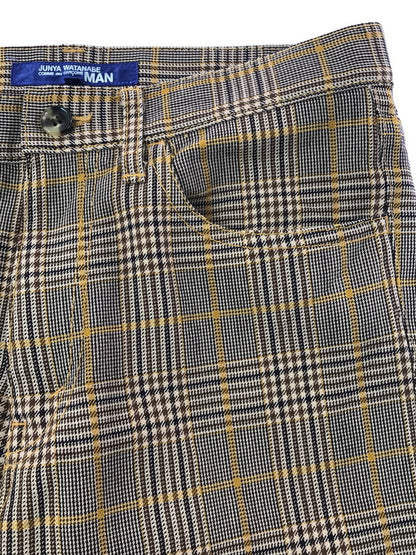 【中古品】【メンズ】 JUNYA WATANABE COMME DES GARCONS MAN ジュンヤ ワタナベ・コム デ ギャルソン 00's WOOL CHECK PANT WN-P015 151-260523-rt-15-tagh サイズ：M カラー：ブラウン系 万代Net店