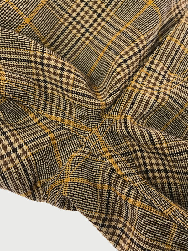 【中古品】【メンズ】 JUNYA WATANABE COMME DES GARCONS MAN ジュンヤ ワタナベ・コム デ ギャルソン 00's WOOL CHECK PANT WN-P015 151-260523-rt-15-tagh サイズ：M カラー：ブラウン系 万代Net店