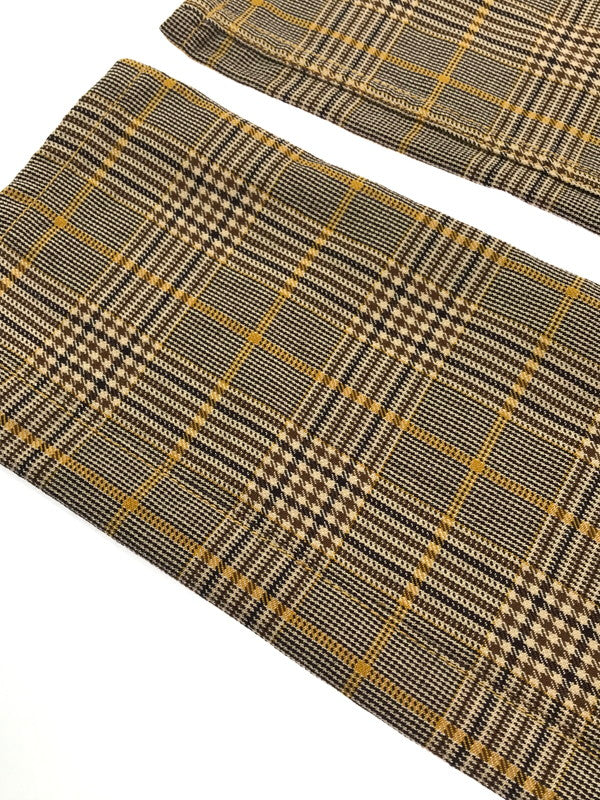 【中古品】【メンズ】 JUNYA WATANABE COMME DES GARCONS MAN ジュンヤ ワタナベ・コム デ ギャルソン 00's WOOL CHECK PANT WN-P015 151-260523-rt-15-tagh サイズ：M カラー：ブラウン系 万代Net店