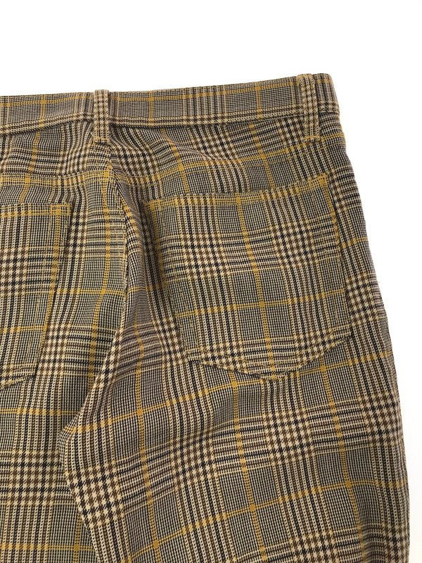 【中古品】【メンズ】 JUNYA WATANABE COMME DES GARCONS MAN ジュンヤ ワタナベ・コム デ ギャルソン 00's WOOL CHECK PANT WN-P015 151-260523-rt-15-tagh サイズ：M カラー：ブラウン系 万代Net店