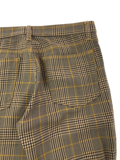 【中古品】【メンズ】 JUNYA WATANABE COMME DES GARCONS MAN ジュンヤ ワタナベ・コム デ ギャルソン 00's WOOL CHECK PANT WN-P015 151-260523-rt-15-tagh サイズ：M カラー：ブラウン系 万代Net店