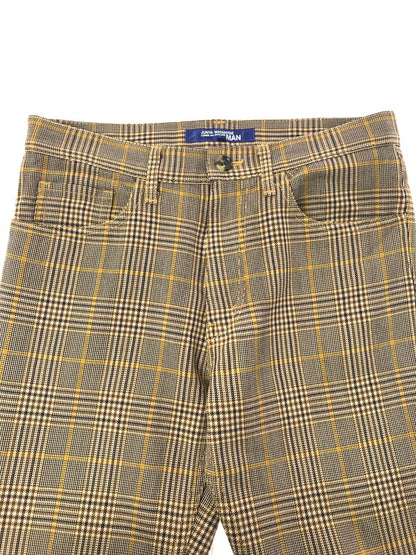 【中古品】【メンズ】 JUNYA WATANABE COMME DES GARCONS MAN ジュンヤ ワタナベ・コム デ ギャルソン 00's WOOL CHECK PANT WN-P015 151-260523-rt-15-tagh サイズ：M カラー：ブラウン系 万代Net店