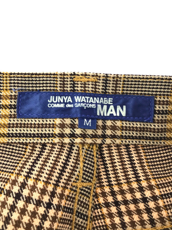 【中古品】【メンズ】 JUNYA WATANABE COMME DES GARCONS MAN ジュンヤ ワタナベ・コム デ ギャルソン 00's WOOL CHECK PANT WN-P015 151-260523-rt-15-tagh サイズ：M カラー：ブラウン系 万代Net店