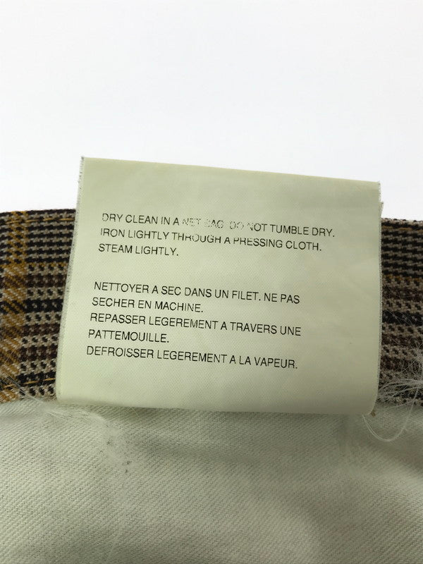 【中古品】【メンズ】 JUNYA WATANABE COMME DES GARCONS MAN ジュンヤ ワタナベ・コム デ ギャルソン 00's WOOL CHECK PANT WN-P015 151-260523-rt-15-tagh サイズ：M カラー：ブラウン系 万代Net店