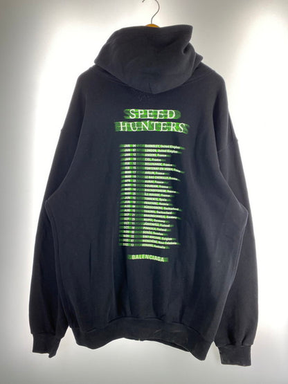 【中古品】【メンズ】 BALENCIAGA バレンシアガ SPEED HUNTERS ZIP UP HOODIE 19SS スピード ハンター ジップアップ フーディ パーカー メンズ トップス 141-250321-em-25-min サイズ：S カラー：ブラック 万代Net店