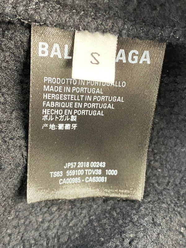 【中古品】【メンズ】 BALENCIAGA バレンシアガ SPEED HUNTERS ZIP UP HOODIE 19SS スピード ハンター ジップアップ フーディ パーカー メンズ トップス 141-250321-em-25-min サイズ：S カラー：ブラック 万代Net店