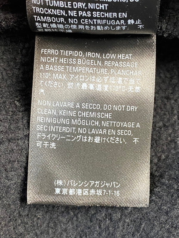 【中古品】【メンズ】 BALENCIAGA バレンシアガ SPEED HUNTERS ZIP UP HOODIE 19SS スピード ハンター ジップアップ フーディ パーカー メンズ トップス 141-250321-em-25-min サイズ：S カラー：ブラック 万代Net店