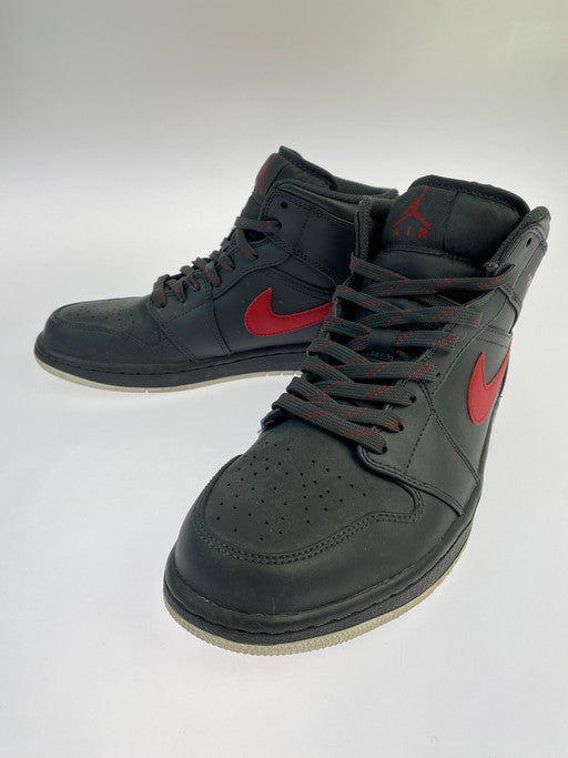 【中古品】【メンズ】 NIKE ナイキ 554724-045 AIR JORDAN 1 RETRO MID ANTHRACITE GYM RED エアジョーダン1 ミッド スニーカー シューズ 靴 160-250320-me-14-min サイズ：27.0cm US9 カラー：グレー 万代Net店