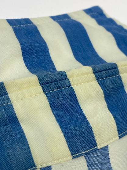 【中古品】【メンズ】 BRU NA BOINNE ブルーナボイン STRIPE SHIRT ストライプシャツ メンズ 長袖シャツ トップス 146-260410-KS-14-min サイズ：不明 カラー：ホワイト/ブルー 万代Net店