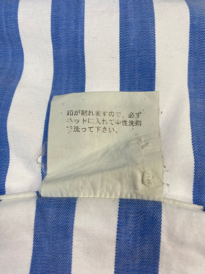 【中古品】【メンズ】 BRU NA BOINNE ブルーナボイン STRIPE SHIRT ストライプシャツ メンズ 長袖シャツ トップス 146-260410-KS-14-min サイズ：不明 カラー：ホワイト/ブルー 万代Net店