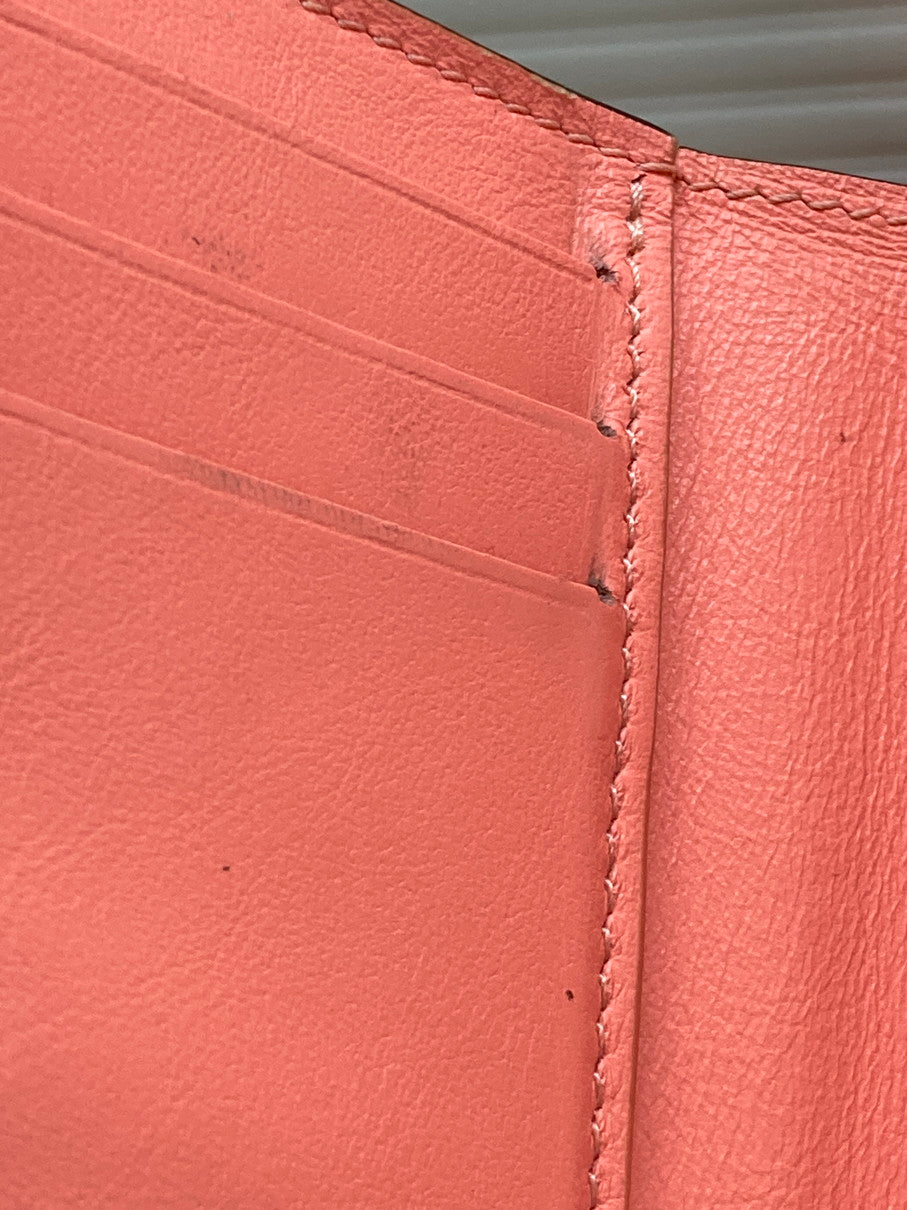 【中古品】【レディース】 LOUIS VUITTON ルイ・ヴィトン M81419 マヒナ ポルトフォイユ クレア 二つ折り 財布 179-250623-cn-3-min カラー：ピンク系 万代Net店