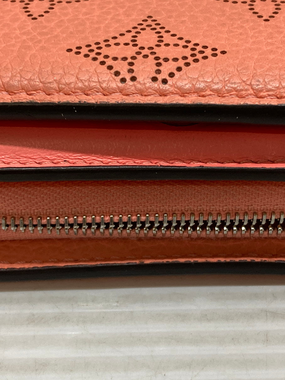 【中古品】【レディース】 LOUIS VUITTON ルイ・ヴィトン M81419 マヒナ ポルトフォイユ クレア 二つ折り 財布 179-250623-cn-3-min カラー：ピンク系 万代Net店