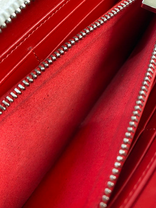 【LIFTる。景品】【中古品】【メンズ/レディース】 Christian Louboutin クリスチャンルブタン 3205076 PANETTONE WALLET パネトーネ ウォレット ラウンドウォレット 長財布 181-250331-em-03-min カラー：ホワイト系 万代Net店