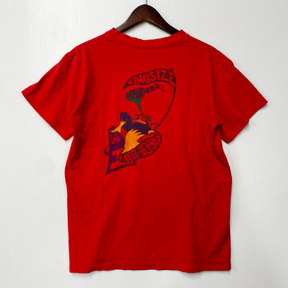 【中古品】【メンズ】 HI STREET ハイストリート 80S MATT HENSLEY マット ヘンズリー KINGSIZE MODEL T-SHIRT キングサイズ モデル Tシャツ トップス 半袖 146-250920-ya-02-izu サイズ：下記参照 カラー：レッド 万代Net店