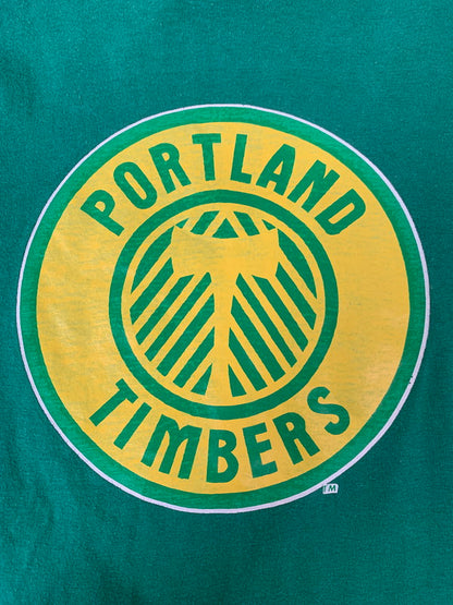 【中古品】【メンズ】 Champion チャンピオン 70S PORTLAND TIMBERS TEE 70年代 ポートランド ティンバーズ Tシャツ メンズ トップス 半袖 146-250324-em-06-min サイズ：L カラー：グリーン 万代Net店