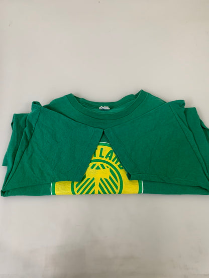 【中古品】【メンズ】 Champion チャンピオン 70S PORTLAND TIMBERS TEE 70年代 ポートランド ティンバーズ Tシャツ メンズ トップス 半袖 146-250324-em-06-min サイズ：L カラー：グリーン 万代Net店