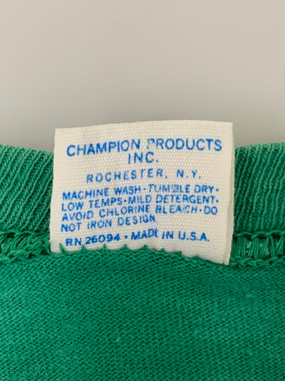 【中古品】【メンズ】 Champion チャンピオン 70S PORTLAND TIMBERS TEE 70年代 ポートランド ティンバーズ Tシャツ メンズ トップス 半袖 146-250324-em-06-min サイズ：L カラー：グリーン 万代Net店