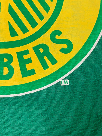 【中古品】【メンズ】 Champion チャンピオン 70S PORTLAND TIMBERS TEE 70年代 ポートランド ティンバーズ Tシャツ メンズ トップス 半袖 146-250324-em-06-min サイズ：L カラー：グリーン 万代Net店