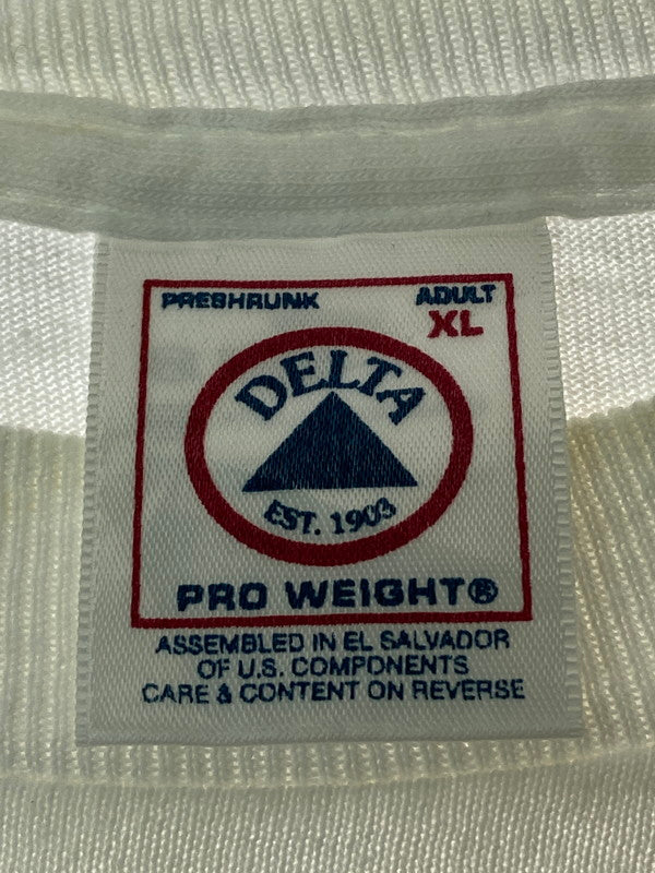 【現状渡し品】【メンズ】 DELTA デルタ 90'S VISA LAS VEGAS PRINT TEE Tシャツ トップス 146-250710-ks-112-min サイズ：XL カラー：ホワイト 万代Net店