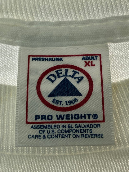 【現状渡し品】【メンズ】 DELTA デルタ 90'S VISA LAS VEGAS PRINT TEE Tシャツ トップス 146-250710-ks-112-min サイズ：XL カラー：ホワイト 万代Net店