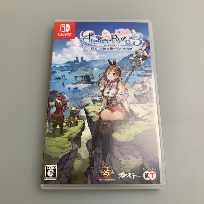 【中古品】 ライザのアトリエ３ ～終わりの錬金術士と秘密の鍵～ -Switch ゲームソフト テレビゲーム スイッチ ニンテンドー 251111-em-67-min 万代Net店