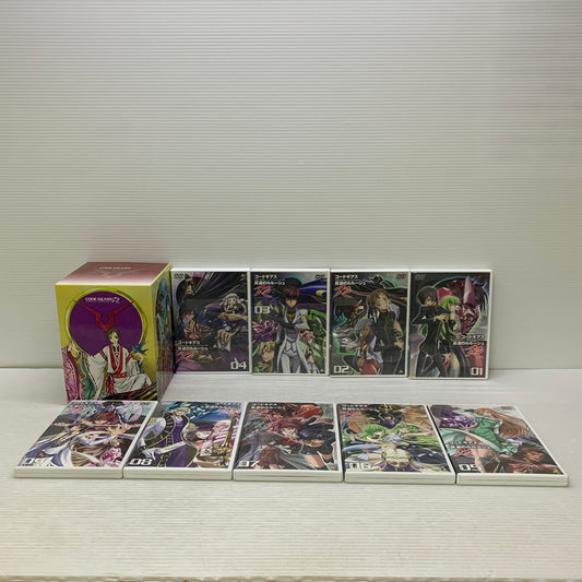 【中古品】 コードギアス 反逆のルルーシュ R2 通常版 全9巻セット アニメDVDセット 009-251005-kk-08-min 万代Net店