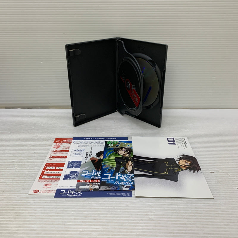 【中古品】 コードギアス 反逆のルルーシュ 通常版 全9巻セット アニメDVDセット 009-251005-kk-07-min 万代Net店