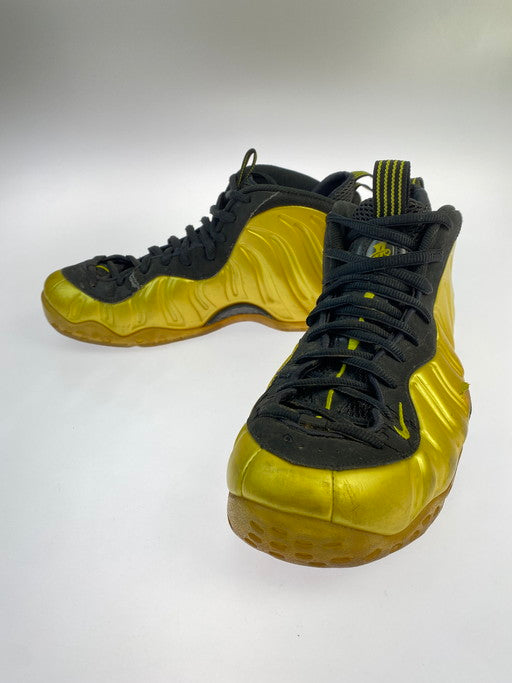 【現状渡し品】【メンズ】 NIKE ナイキ 314996-330 AIR FOAMPOSITE ONE ELECTROLIME 靴 シューズ スニーカー SNEAKERS 160-250322-ks-10-min サイズ：27.5cm カラー：ゴールド/イエロー 万代Net店