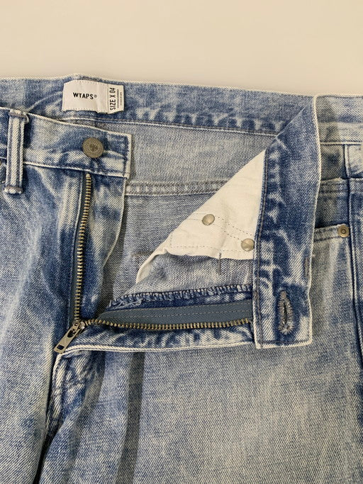 【中古品】【メンズ】 WTAPS ダブルタップス 191WVDT-PTM01 BLUES V S TRASH TROUSERS トラウザーズ 153-250321-ks-10-min サイズ：04 カラー：インディゴ 万代Net店