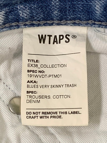 【中古品】【メンズ】 WTAPS ダブルタップス 191WVDT-PTM01 BLUES V S TRASH TROUSERS トラウザーズ 153-250321-ks-10-min サイズ：04 カラー：インディゴ 万代Net店