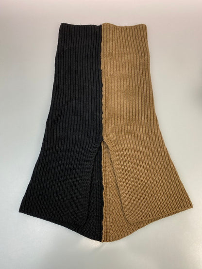 【中古美品】【レディース】 EN’DAY エンデイ バイカラー ニット ワンピース 8242-0214 レディース 170-251121-em-16-min カラー：ブラック/ブラウン 万代Net店