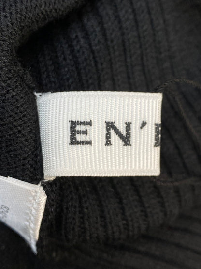 【中古美品】【レディース】 EN’DAY エンデイ バイカラー ニット ワンピース 8242-0214 レディース 170-251121-em-16-min カラー：ブラック/ブラウン 万代Net店