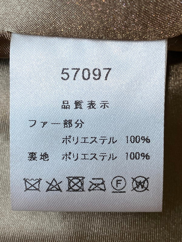 【中古品】【レディース】 MARIED’OR マリードール ファーボアベストアシメトリーベスト 57097 レディース ベスト 169-250125-em-22-min サイズ：I カラー：ベージュ 万代Net店