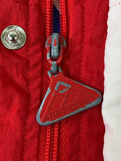 【中古品】【メンズ】 APEX ONE CARDINALS NYLON JACKET エイペックスワン ナイロンジャケット アウター 146-250331-yn-33-min サイズ：XL カラー：レッド 万代Net店