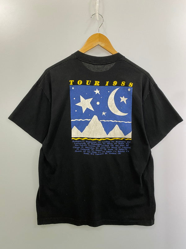 【中古品】【メンズ】 USED ユーズド STEVE MILLER BAND TOUR TEE 80'S c1988 80年代 スティーヴ・ミラー・バンド 1988 ツアー Tシャツ 146-250125-em-08-min カラー：ブラック 万代Net店