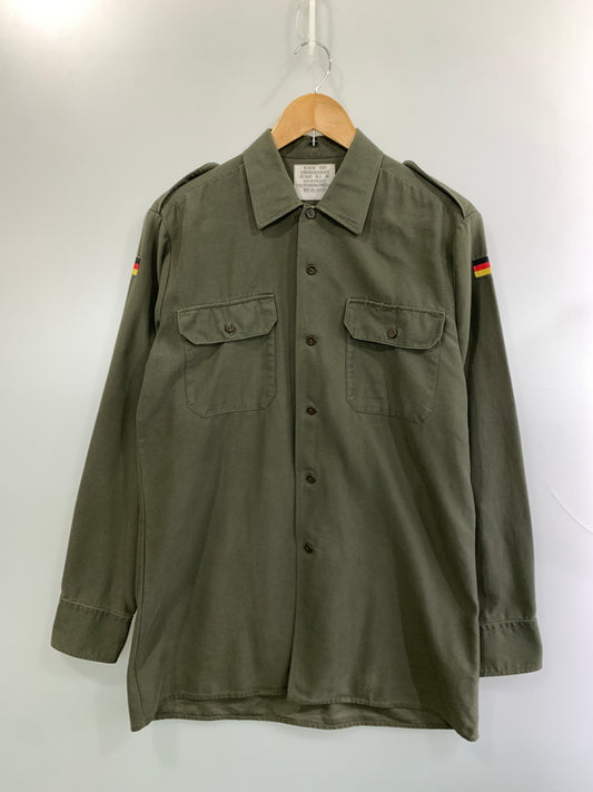【中古品】【メンズ】 GERMAN ARMY ジャーマン アーミー FIELD SHIRT 8415-12-178-3472 フィールド シャツ メンズ アウター ミリタリー ドイツ軍 長袖 146-260510-em-28-min カラー：カーキ 万代Net店