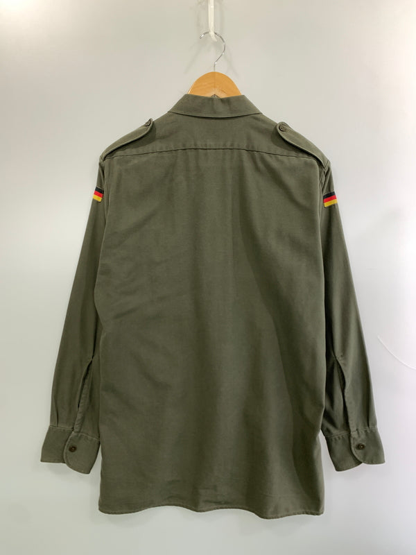 【中古品】【メンズ】 GERMAN ARMY ジャーマン アーミー FIELD SHIRT 8415-12-178-3472 フィールド シャツ メンズ アウター ミリタリー ドイツ軍 長袖 146-260510-em-28-min カラー：カーキ 万代Net店