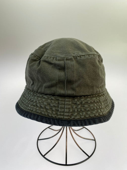 【現状渡し品】【メンズ/レディース】 STUSSY ステューシー 紺タグ 90S BUCKET HAT 帽子 バケットハット 185-250409-AS-11-min サイズ：LARGE/X-RARGE カラー：カーキ 万代Net店