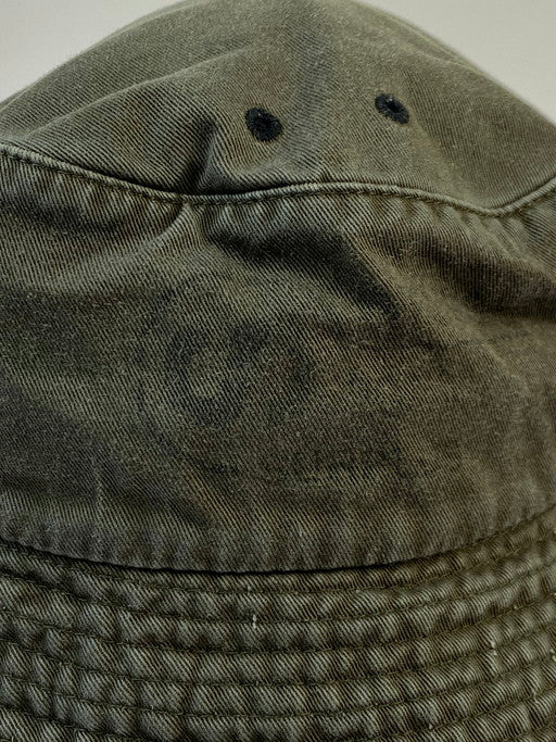 【現状渡し品】【メンズ/レディース】 STUSSY ステューシー 紺タグ 90S BUCKET HAT 帽子 バケットハット 185-250409-AS-11-min サイズ：LARGE/X-RARGE カラー：カーキ 万代Net店