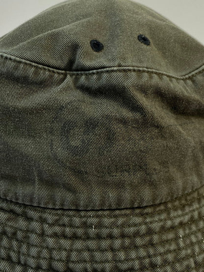 【現状渡し品】【メンズ/レディース】 STUSSY ステューシー 紺タグ 90S BUCKET HAT 帽子 バケットハット 185-250409-AS-11-min サイズ：LARGE/X-RARGE カラー：カーキ 万代Net店