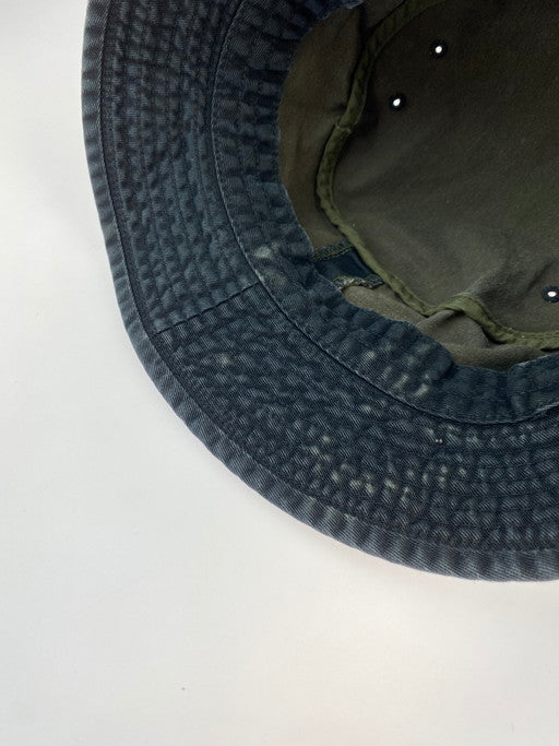 【現状渡し品】【メンズ/レディース】 STUSSY ステューシー 紺タグ 90S BUCKET HAT 帽子 バケットハット 185-250409-AS-11-min サイズ：LARGE/X-RARGE カラー：カーキ 万代Net店