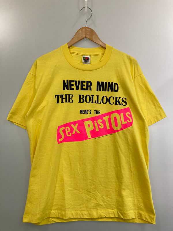 【中古品】【メンズ】 SEX PISTOLS 90's FILTHY LUCRE TOUR TEE ショートスリーブTシャツ 半袖Tシャツ トップス 146-250326-yn-22-min サイズ：L カラー：イエロー 万代Net店