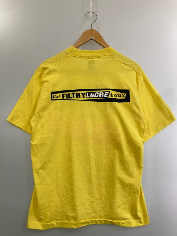 【中古品】【メンズ】 SEX PISTOLS 90's FILTHY LUCRE TOUR TEE ショートスリーブTシャツ 半袖Tシャツ トップス 146-250326-yn-22-min サイズ：L カラー：イエロー 万代Net店