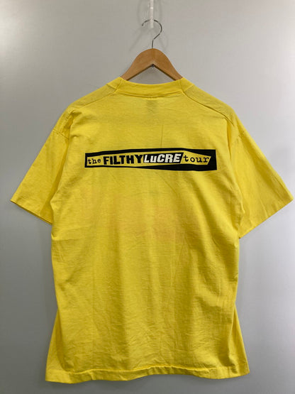 【中古品】【メンズ】 SEX PISTOLS 90's FILTHY LUCRE TOUR TEE ショートスリーブTシャツ 半袖Tシャツ トップス 146-250326-yn-22-min サイズ：L カラー：イエロー 万代Net店