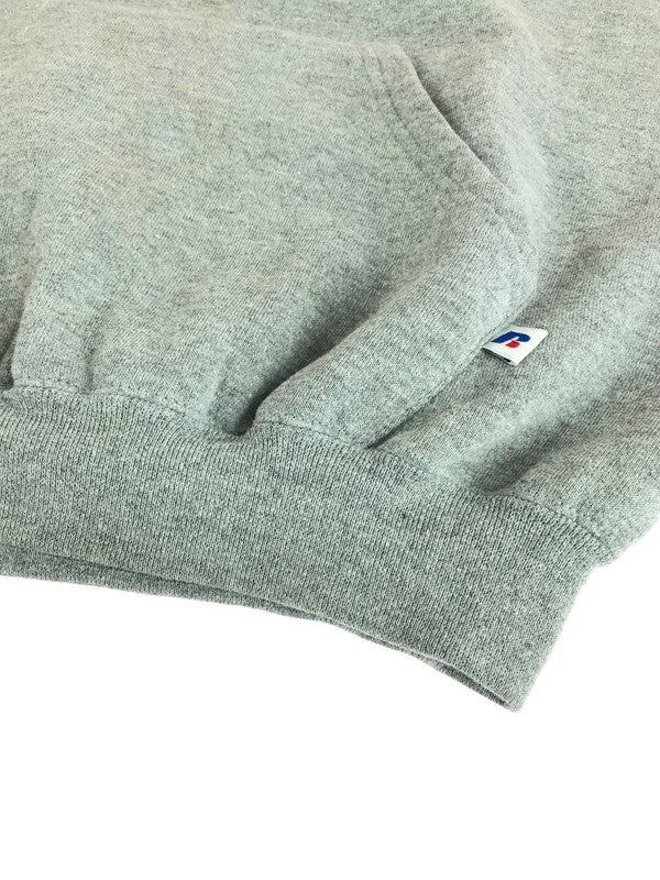 【現状渡し品】【メンズ】 RUSSEL ラッセル 90'S ILLINOIS STATE COLLEGE LOGO HOODIE カレッジ ロゴ フーディー プルオーバーパーカー 146-251027-na-03-tag サイズ：M カラー：グレー 万代Net店