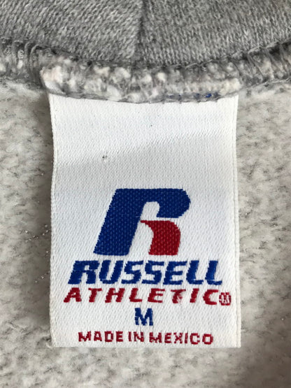 【現状渡し品】【メンズ】 RUSSEL ラッセル 90'S ILLINOIS STATE COLLEGE LOGO HOODIE カレッジ ロゴ フーディー プルオーバーパーカー 146-251027-na-03-tag サイズ：M カラー：グレー 万代Net店